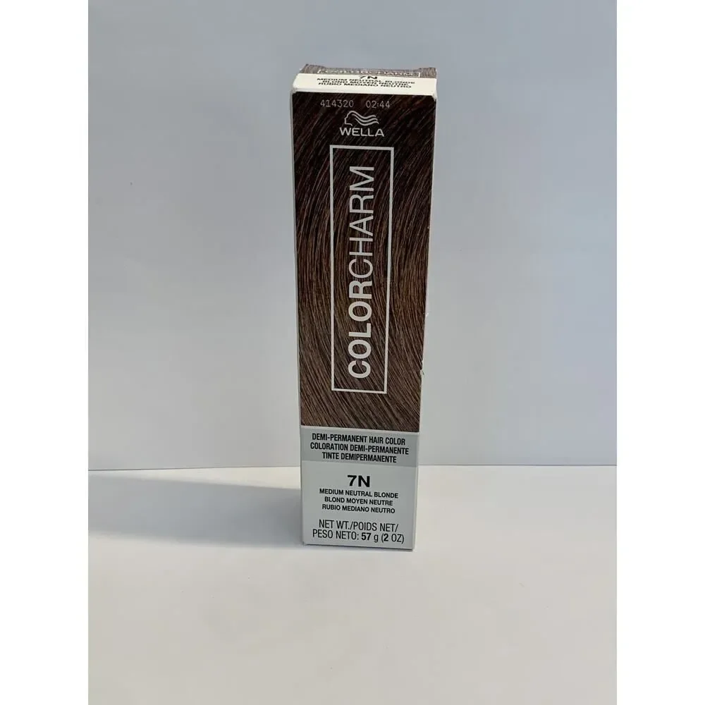 Wella COLORCHARM Demi Permanent Hair Color 7N Medium Neutral Blonde Gloss semi